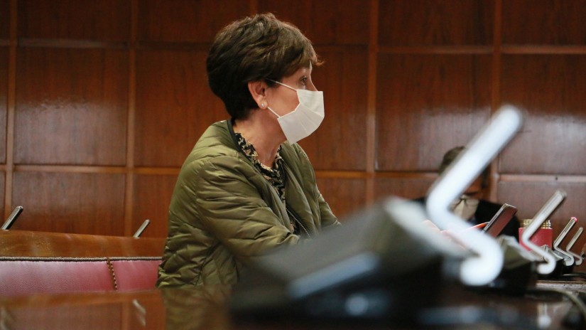 Mertxe Garmendia pide los resultados de los análisis de los informes técnicos sobre la situación del pantano de Yesa