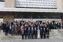 Representantes de EAJ PNV en el minuto de silencio por las victimas de Paris