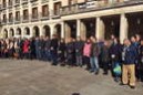 Representantes de EAJ PNV en el minuto de silencio por las víctimas de Paris