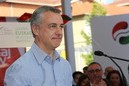 Acto en Getxo. Aitor Esteban, Iñigo Urkullu y Andoni Ortuzar