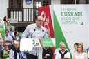 Acto en Hondarribia. Andoni Ortuzar, Maria Eugenia Iparragirre, Joseba Agirretxea (12-06-2016)