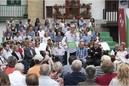 Acto en Hondarribia. Andoni Ortuzar, Maria Eugenia Iparragirre, Joseba Agirretxea (12-06-2016)