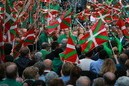 Bilbao. Mitin Plaza Arriaga. Andoni Ortuzar, Iñigo Urkullu, Aitor Esteban, Joseba Agirretxea, Mikel Legarda