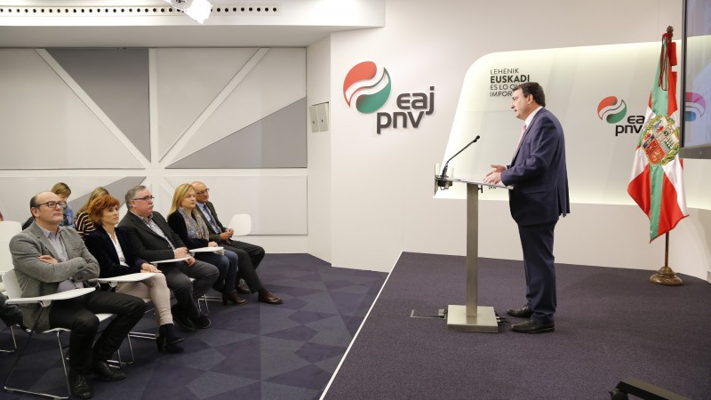 Presentación del programa electoral de EAJ-PNV para las Elecciones del 20D