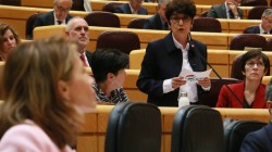 Maribel Vaquero reclama de nuevo que se refuercen los servicios ferroviarios en Euskadi